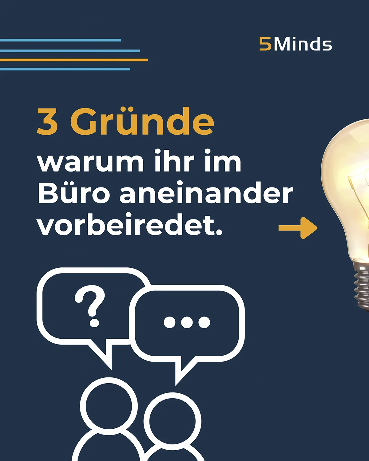 3 Gründe warum ihr im Büro aneinander vorbeiredet